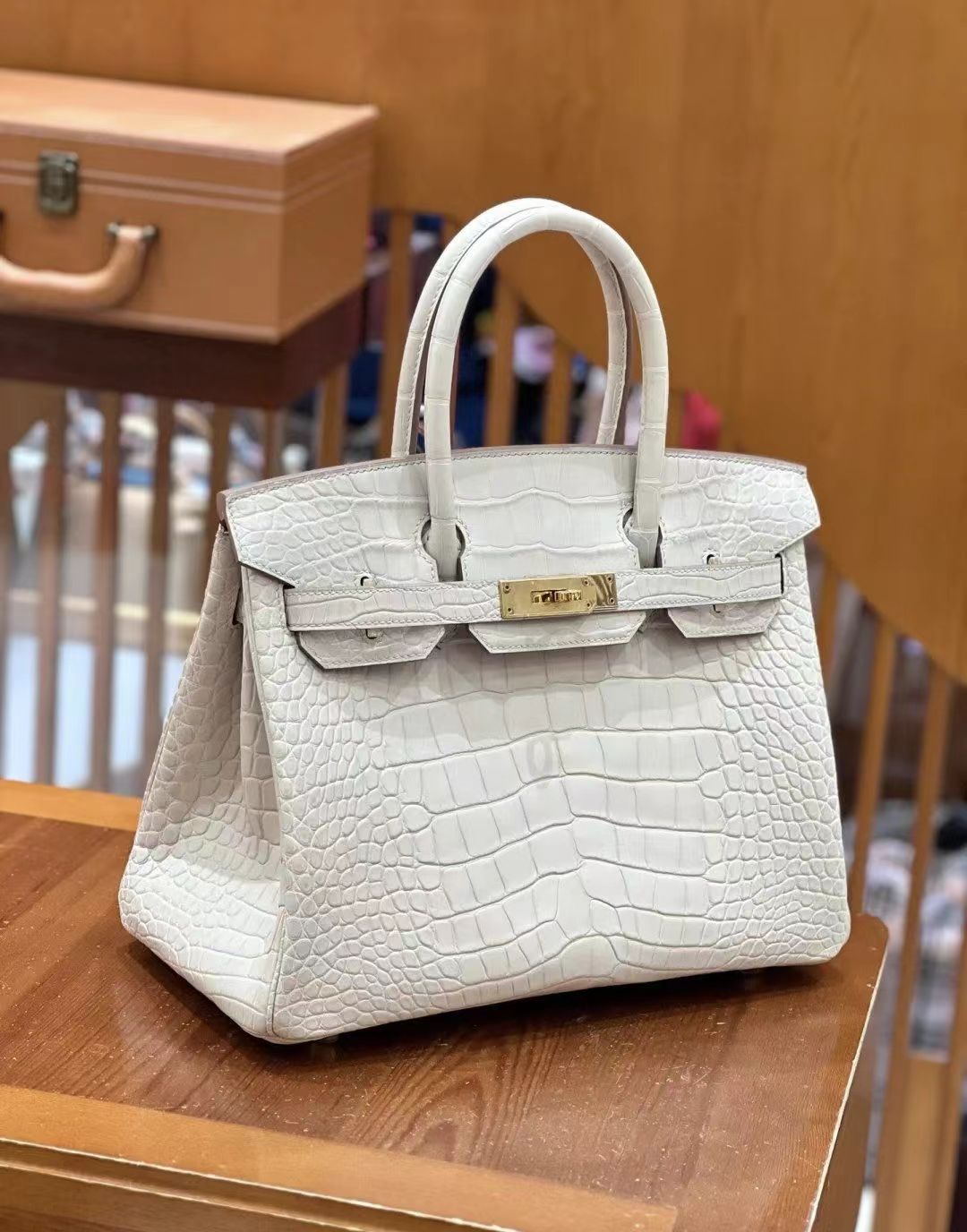 鳄鱼皮手提包【奢侈品】